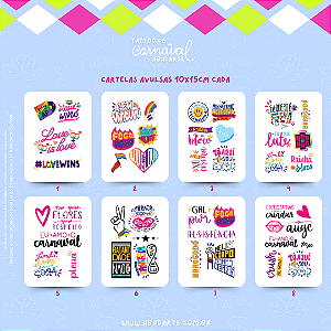 CARTELAS AVULSAS DE CARNAVAL