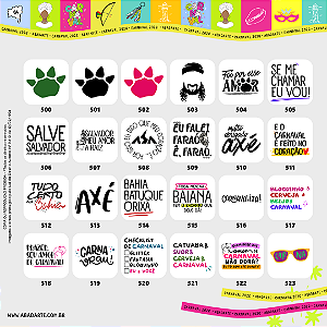 TATTOO CARNAVAL (AVULSA/UNIDADE)