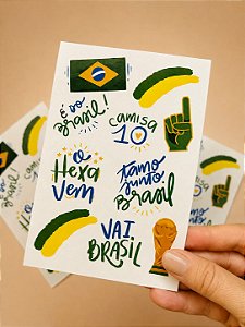 TATTOO BRASIL COPA DO MUNDO 10X15