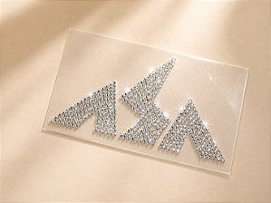 Asa de águia em Strass Termocolante