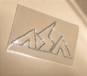 Asa de águia em Strass Termocolante