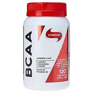 BCAA Aminofor - 120 cápsulas - Vitafor