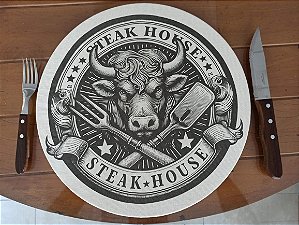 4 sousplat 35cm para churrasco cores sortidas