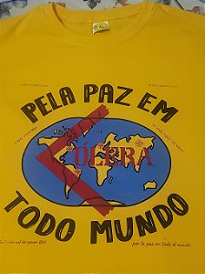 Camiseta Cólera Pela Paz Babylook (FEMININA)  100% algodão 31 fios