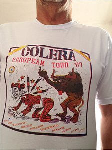 CAMISETA CÓLERA EUROPEAN TOUR '87