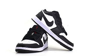 Tênis Nike Air Jordan 1 Low, COURO, Panda