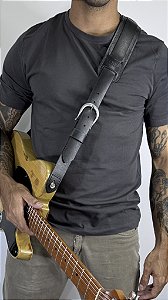 Correia BANDITO all Black PRATA VELHA