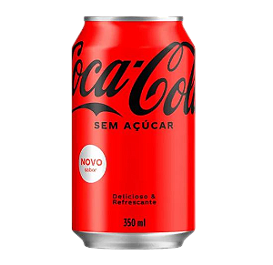 Refrigerante Coca Cola Zero Lata 350ml