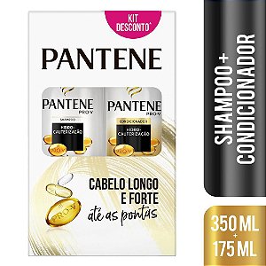 Kit Pantene Shampoo 350 ml + Condicionador 175 ml Hidro-Cauterização