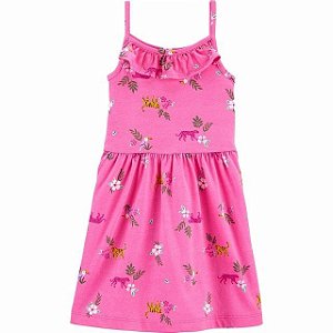 Roupa Infantil Menina Carters Vestido Pink Tigre"