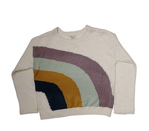Blusa Infantil Menina Copper Key – Lã Bege Macia e Quentinha