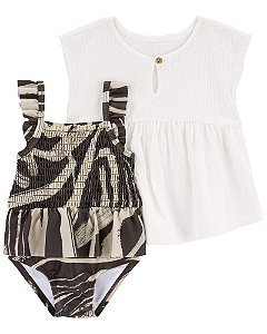 Maiô Infantil Menina Carter’s com Saída de Praia