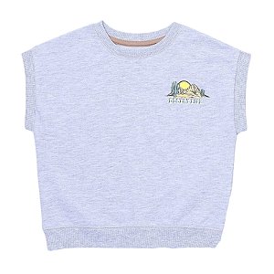Camiseta Infantil Menino Moletinho Cinza – Wonder Nation