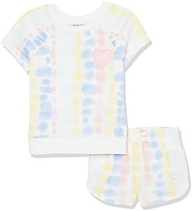 Roupa Infantil Menina Calvin Klein Conj 2 Pçs Moletinho Colorido