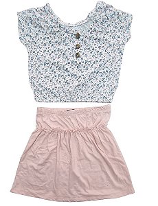 Conjunto Infantil Menina Limited Too 2 Pçs – Bata Floral