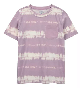 Camiseta Carter’s Tie-Dye Lilás – Manga Curta Infantil Menino
