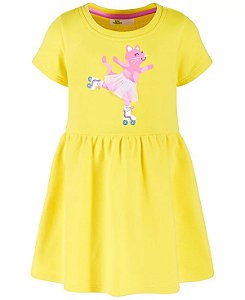 Vestido Infantil Menina Epic Threads – Amarelo Estiloso e Confortável