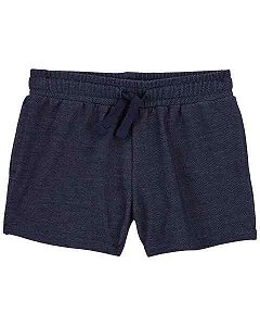 Shorts Infantil Menina Carter’s Azul Jeans Fake Algodão