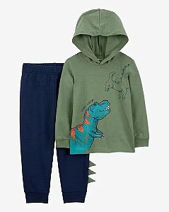 Conjunto Carter’s Dino Verde – Roupa Infantil Menino
