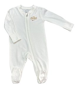 Macacão Infantil Nike Off White – Algodão Confortável Importado