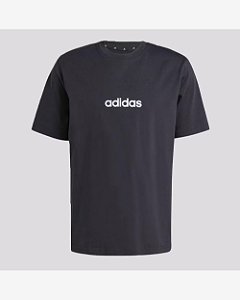 Camiseta Infantil Adidas Preta Algodão Manga Curta