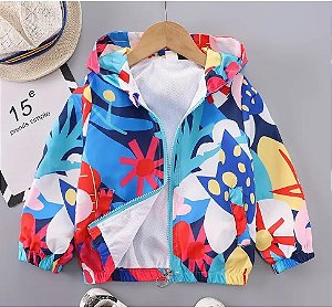 Jaqueta Infantil Menina Little – Estampada Colorida e Confortável