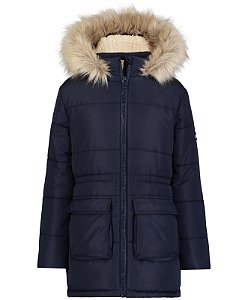 Jaqueta Infantil Tommy Hilfiger com Gorro – Forrada e Quentinha