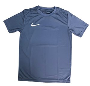 Roupa Infantil Menino Nike Camiseta Manga Curta Azul Marinho Dry Fit