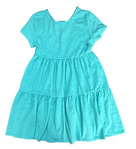 Vestido Infantil Menina Cat & Jack Verde Casual e Confortável