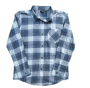 Camisa Infantil Hurley Xadrez Azul – Look Estiloso Menino