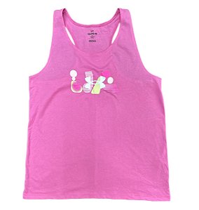Regata Infantil Under Armour Pink – Conforto e Estilo para Menina