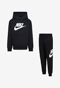 Conjunto Moletom Infantil Nike Preto – Blusa e Calça 2 Peças