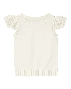 Camiseta Infantil Menina Carter’s OshKosh Fio Bege