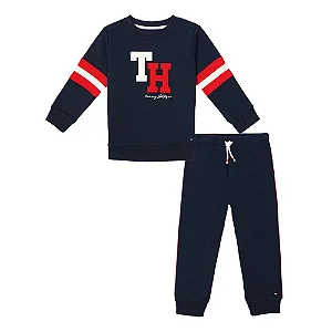 Conjunto Infantil Tommy Hilfiger Blusa e Calça Moletom