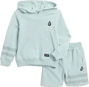 Conjunto Infantil Volcom Menino Verde – Blusa e Bermuda 2 Pçs