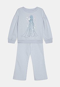 Conjunto Infantil Menina GAP – 2 Peças Moletom Azul Frozen