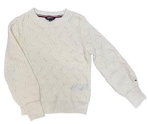 Blusa Infantil Tommy Hilfiger Lã Bege – Quentinha e Elegante