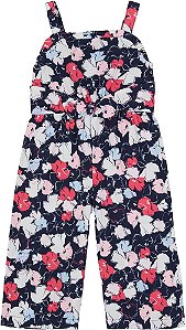 Macacão Infantil Tommy Hilfiger Florido com Alça – Menina Verão