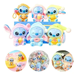 Labubu Stitch Algo Antes de Dormir – Pop Mart Caixa Sortida