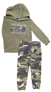 Conjunto Infantil Under Armour Camuflado – Moletom e Calça