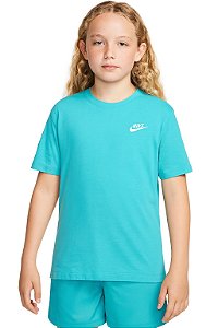 Camiseta Infantil Nike Verde – Manga Curta em Algodão Original