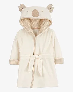 Roupão Atoalhado Off White Coala | Macio e Absorvente