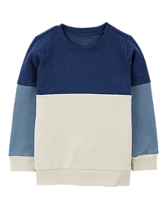 Blusa Moletom Infantil Menino Carter’s Azul e Bege Importado