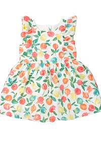 Vestido Infantil Samara Floral com Tule de Armação Importado