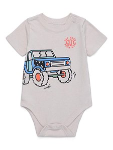 Body Infantil Menino Garanimals Bege Tracker Importado