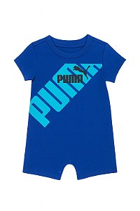 Romper Infantil Menino Puma Azul e Verde Importado