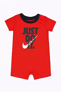 Romper Menino Nike Vermelho Just Do It Importado