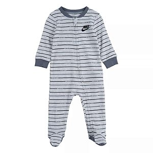 Macacão Infantil Algodão Nike Cinza Importado