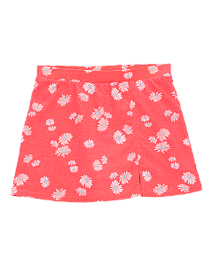 Saia Laranja Margaridas Algodão Carters Menina