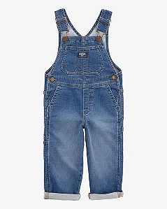 Jardineira Jeans Oshkosh Menino Bolso Lateral - Importada